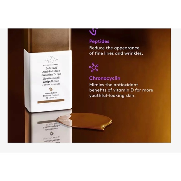 D-Bronzi Anti-Pollution Sunshine Drops with Peptides - Drunk Elephant - Picture 5 of 7